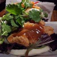 Fried tofu bun at Bua Thai Ramen in New York City