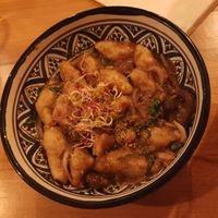 Potatoe dumplings at Falla in Wroclaw