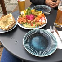 Humus plate at Falla in Wroclaw