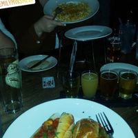 Vegan meatball and parmesan sandwich at Brixx & Barley in Long Beach