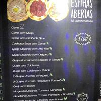 There are other pages of the menu not pictured   at Káfila in Jericoacoara