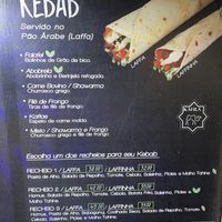 Different sized kebabs   at Káfila in Jericoacoara