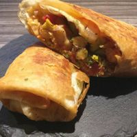 Delicious vegan burrito at Hideout Burrito in Tokyo