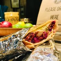 Vegan burrito at Hideout Burrito in Tokyo