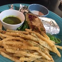 Only came to £10 for a drink salad chips and burrito  at Hideout Burrito in Tokyo