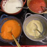 All the chutneys are vegan!  at Chakraa in Seoul