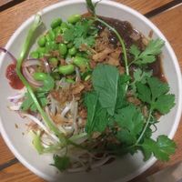Sticky mushroom bowl at Raw + Rice in Noosa Heads