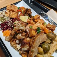 Vegan plate! at Sattgrün Kolumba Viertel - Mitte in Cologne