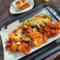 Mixed food from the buffet at Sattgrün Kolumba Viertel - Mitte in Cologne
