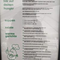 The menu at Sattgrün. at Sattgrün Kolumba Viertel - Mitte in Cologne
