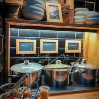 Le choix entre trois soupes at Sattgrün Kolumba Viertel - Mitte in Cologne