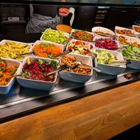 Salad bar at Sattgrün Kolumba Viertel - Mitte at Sattgrün Kolumba Viertel - Mitte in Cologne