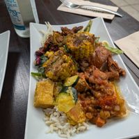 Vegan buffet at Sattgrün Kolumba Viertel - Mitte in Cologne