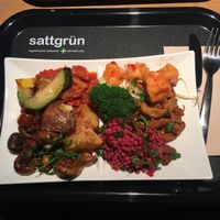 Normal plate at Sattgrün Kolumba Viertel - Mitte in Cologne