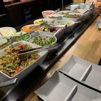 View of the buffet at Sattgrün Kolumba Viertel - Mitte in Cologne