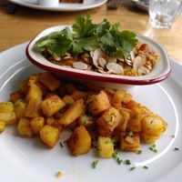 Potatoes and dish (May 2024) at The GreenHouse Cafe in Shrewsbury
