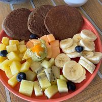 Banana pancakes  at One Happy Bowl in Noord