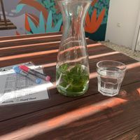 Mint water   at One Happy Bowl in Noord