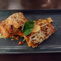 Lasagna vegana at MammaMia in The Hague