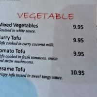 Menu at Pho Café in Lafayette