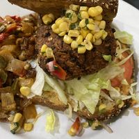 Veggie Burger  at Green Eggs Cafe - Midtown Village in Philadelphia