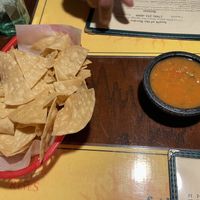 Salsa and chips  at South of the Border in Desert Hot Springs