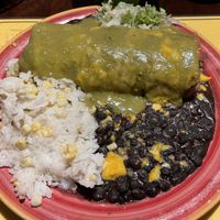 Vege burrito  at South of the Border in Desert Hot Springs