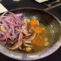 Mushroom cevichee  at Mestizo Fusion Cuisine in West Palm Beach
