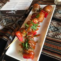 Vegan potato guava appetizer  at Mestizo Fusion Cuisine in West Palm Beach