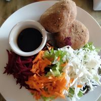 Vegan Fishcake at Mango in Montevideo