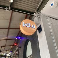 Sign, if you somehow get lost (you shouldn’t, lol)  at Beku Gelato in Carlton