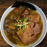 Mock meat! at Torraku Ramen in San Francisco