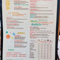 Menu page at Loco Pez - Fishtown at Loco Pez - Fishtown in Philadelphia