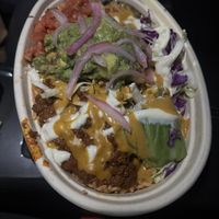 Soy chorizo burrito bowl  at Loco Pez - Fishtown in Philadelphia