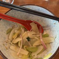 The onion I didn’t eat (in the soup)  at Saigon Kingdom - Beach St in Queenstown