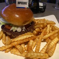 Impossible burger  at Disneyland - Splitsville in Anaheim