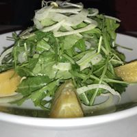 Rocket and fennel salad at Terramia Ristorante in Boston
