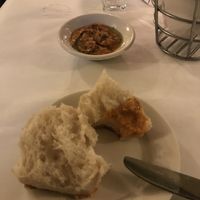 Italian white bean spread and bread at Terramia Ristorante in Boston