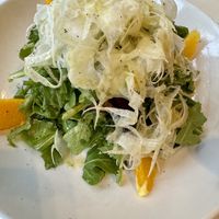 Salad (did have honey in the dressing)  at Terramia Ristorante in Boston