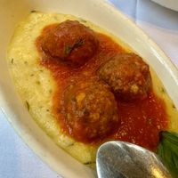 Vegan meatballs  at Terramia Ristorante in Boston