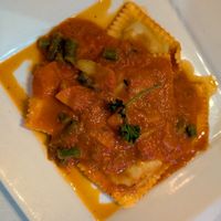 Vegan ravioli at Terramia Ristorante in Boston