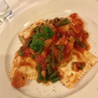 Vegan ravioli at Terramia Ristorante in Boston