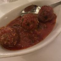 Vegan meatballs at Terramia Ristorante in Boston