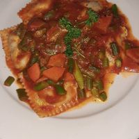 Vegan ravioli at Terramia Ristorante in Boston