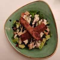 Tempeh caesar salad at Kalifornia Kitchen in London