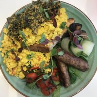 Vegan brekkie  at Kalifornia Kitchen in London
