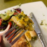Cheese sandwich interior  at Embassy Vegetarian Cafe in Katoomba