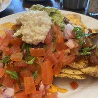 Vegan nachos at Embassy Vegetarian Cafe in Katoomba