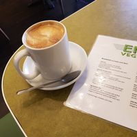 Great coffee at Embassy Vegetarian Cafe in Katoomba