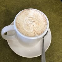 Sticky chai at Embassy Vegetarian Cafe in Katoomba